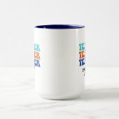 先生チーム ワードアート マグカップ (中央)