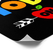 先生テストアイディア学校のテスト日モード ポスター (角)