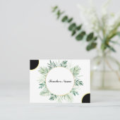 先生テンプレート 名刺 (スタンド正面)