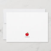 先生デイお祝い招待状 招待状 (裏面)