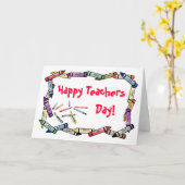 先生デイカード カード (黄色い花)