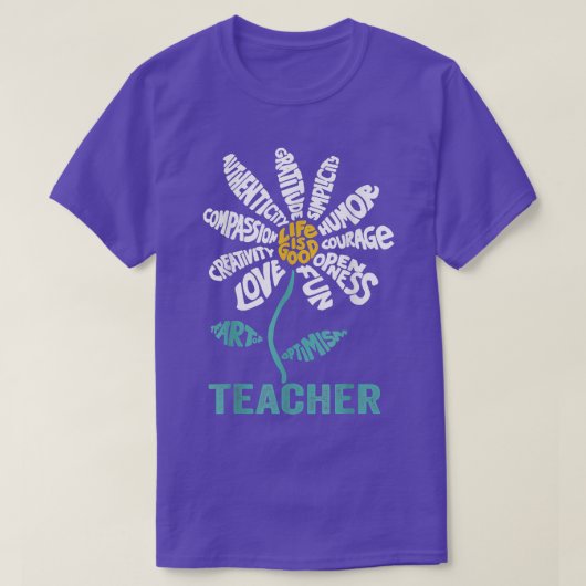 先生デイジースクールひまわり Tシャツ (デザイン正面)