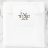 先生デイ最高の先生 スクエアシール (バッグ)