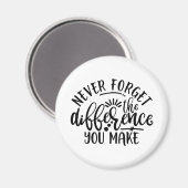 先生デザインは決忘れして違いない マグネット (正面/裏面)