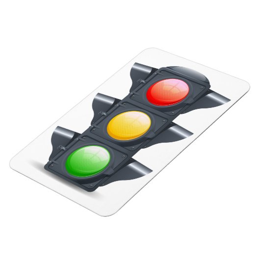 先生トラフィック・ライトのクラスルーム管理 マグネット (左側)