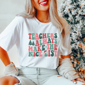 先生ニースリストクリスマス Tシャツ