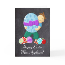 先生ハッピーイースターカード