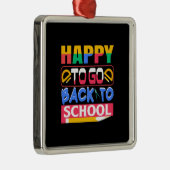 先生ハッピートゴー新学期 メタルオーナメント (右)