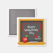 先生ハッピーバレンタインデーを！ マグネット (正面/裏面)