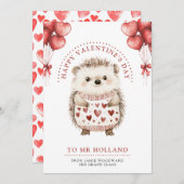 先生ハッピーバレンタインデー シーズンカード (正面/裏面)