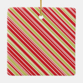 先生ハッピーホリデイズチャルクボードアップル セラミックオーナメント (裏面)