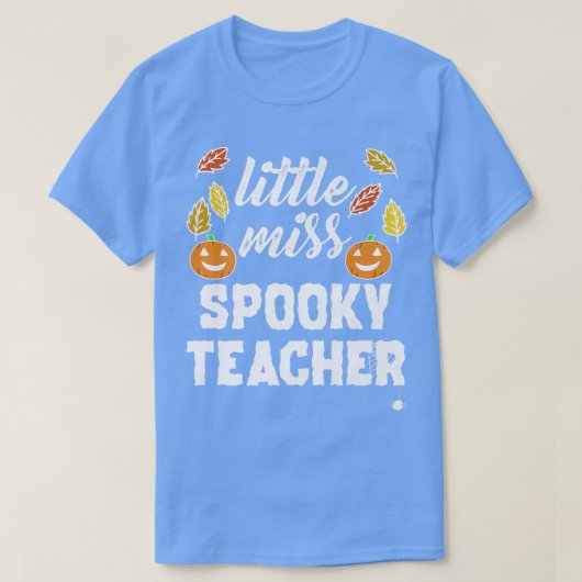 先生ハロウィン恋しく思リトル不気味先生P用 Tシャツ (デザイン正面)