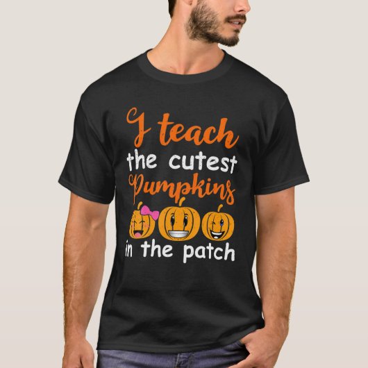 先生ハロウィーンの衣装、おもしろい先生ハロウィン Tシャツ (正面)