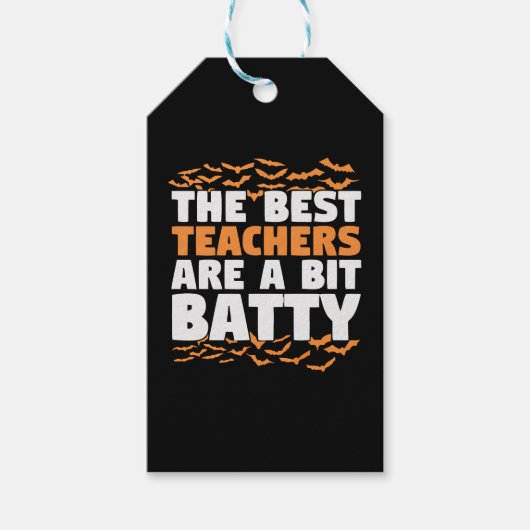 先生ハロウィーン ギフトタグ (正面)