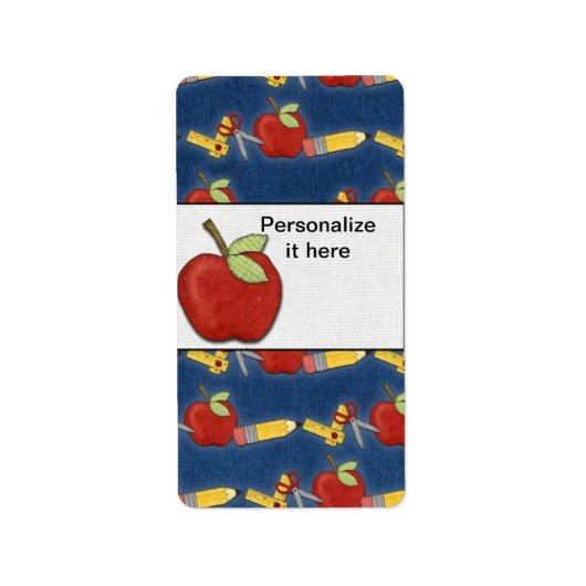 先生ハーシーミニチュアキャンディラッパーラベル ラベル (正面)