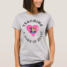 先生ハートスウェットシャツ Tシャツ