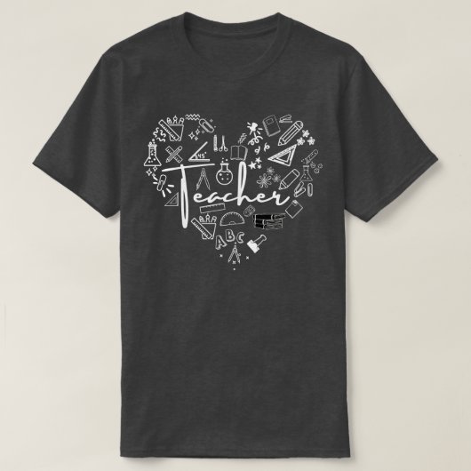 先生ハート2 Tシャツ (デザイン正面)