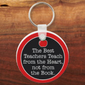 先生ハート キーホルダー (正面)