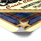 先生バスケットボールコーチサイン – ドアポスター – SRF ポスター (角)