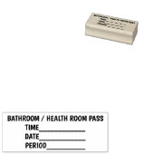 先生バスパススタンプ ラバースタンプ (押印)