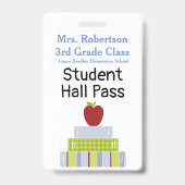 先生バスルーム/ホールパスバッジ バッジ (裏面)