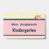 先生バッジ2教室カスタムバッジ バッジ (裏面)