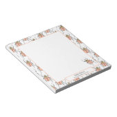 先生バレンタインカパーソナライズされたブツラブバグ ノートパッド (アングル)