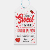 先生バレンタインデー ギフトタグ (正面)