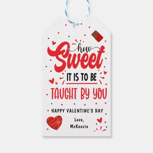 先生バレンタインデー ギフトタグ (裏面)