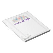 先生パステルフローラ ノートパッド (アングル)