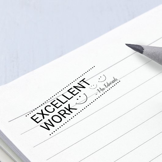 先生パーソナライズされたの優れた仕事 ラバースタンプ