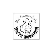 先生パーソナライズされたの君の素晴らしは不器用だ ラバースタンプ (インプリント)