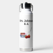 先生パーソナライズされたの評価 ウォーターボトル (正面)