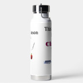 先生パーソナライズされたの評価 ウォーターボトル (左面)