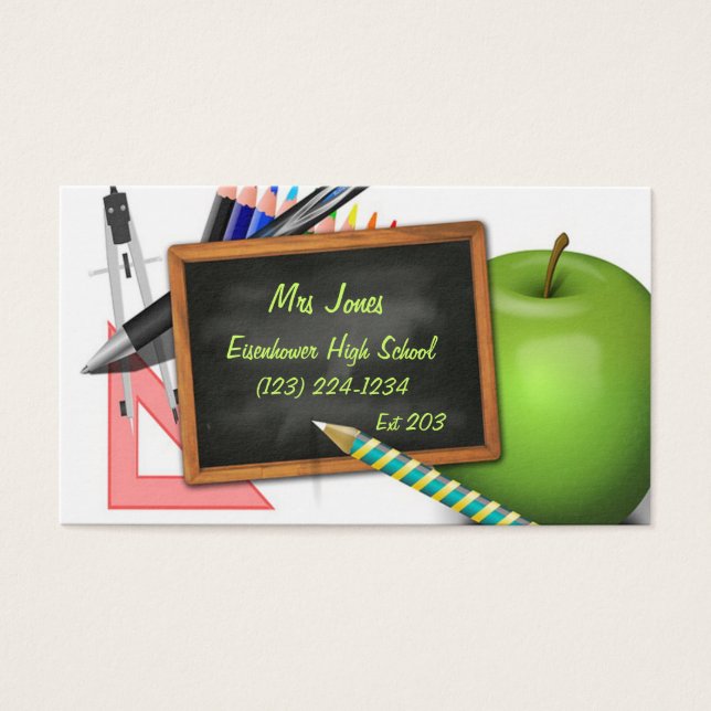 先生パーソナライズされたの黒板 (正面)