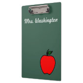 先生パーソナライズされたのApple Schoolクリップボードギフト クリップボード (左)