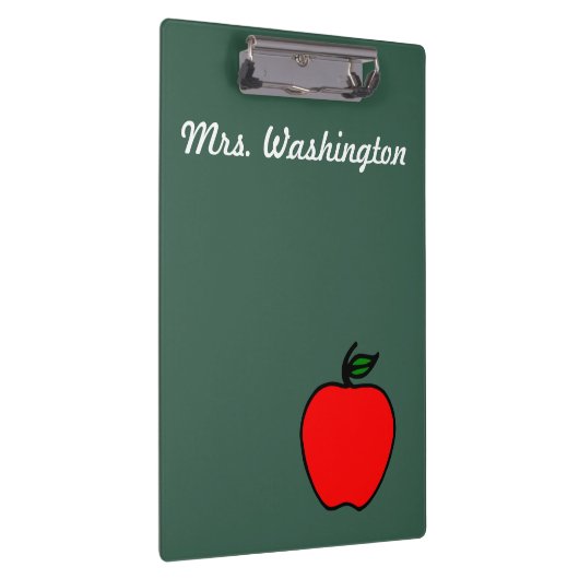 先生パーソナライズされたのApple Schoolクリップボードギフト クリップボード (右)