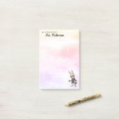 先生パーソナライズされたギフト投稿itノートうさぎ ポストイット (デスク上)