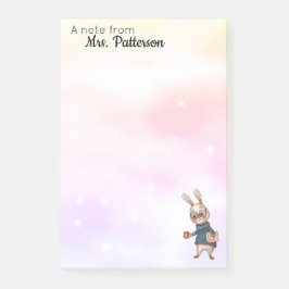 先生パーソナライズされたギフト投稿itノートうさぎ ポストイット
