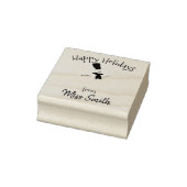 先生パーソナライズされたクリスマス雪だるま ラバースタンプ (スタンプ)