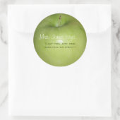 先生パーソナライズされたシール ラウンドシール (バッグ)