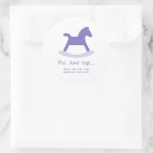 先生パーソナライズされたシール ラウンドシール (バッグ)