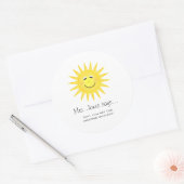 先生パーソナライズされたシール ラウンドシール (封筒)