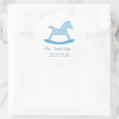 先生パーソナライズされたシール ラウンドシール (バッグ)