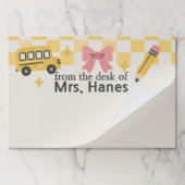 先生パーソナライズされたノート紙パッド ペーパーパッド (折り畳み)