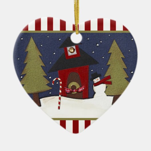 先生パーソナライズされたホリデーギフトセラミックオーナメント セラミックオーナメント (正面)