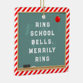 先生パーソナライズされたホリデーギフト セラミックオーナメント (右)