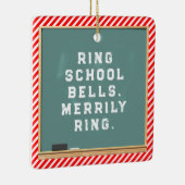 先生パーソナライズされたホリデーギフト セラミックオーナメント (右)