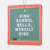 先生パーソナライズされたホリデーギフト セラミックオーナメント (左)