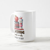 先生パーソナライズされたマグス コーヒーマグカップ (正面左)